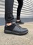 JY151 Boost Bağcıklı Cilt Süet Erkek Günlük Sneaker Ayakkabı Csst - Siyah 1