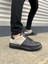 JY151 Boost Bağcıklı Cilt Süet Erkek Günlük Sneaker Ayakkabı Csst - Siyah/gri 1