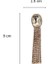 Metal Taşlı Sarkıt Şık Broş 3