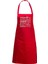 Kırmızı Anneye Önlük, Mutfak Şefi İçin Sevimli ve Şık Hediye, Pamuk, Beyaz 1