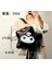 Sanrio Kawaii Kuromi Hello Kitty Siyah Beyaz Star Yıldız Lüx Deri Sırt Çantası Kadın Genç Kız Çocuk 5