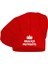 Ayarlanabilir Kırmızı Baskılı Aşçı Şapkası, şıklık ve konfor sunar, yıkama talimatı T01 1