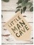 Çocuk Odası Dekor, Duvar Süsü, Ahşap Bebek Odası Dekor, Canvas Flama, Little Man Cave - Yeşil 5