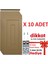 10 Adet Dekoratif Duvar Paneli 50 x 100 cm Boyanabilir Ahşap 10 mm Ham Mdf Duvar Paneli 1
