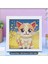 Yunus ve Kedi 2li Elmas Boyama Seti 18*18 cm 4