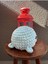 El Yapımı Örgü Beyaz- Mavi Balina Oyuncak Amigurumi 2