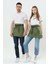 Cafe, Barista, Kuaför, Barmen, Çiçekçi, Mutfak Önlükleri, Leke Tutmaz, Unisex Yarım Önlük 2