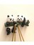 Dekoratif Ikili Modern Duvar Askılık Bambu Üstünde Panda Dekor 3