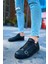 Side Buckle Erkek Ayakkabı Sıyah 3