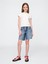 Kız Çocuk Mavi Low Rise Stride Denim Bermuda Şort 1
