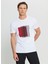 Bisiklet Yaka Baskılı Beyaz Erkek T-Shirt ACE091252071_BYZ 1