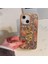 Apple iPhone 13 Uyumlu Kılıf Zebana Golden Serpent Silikon Kılıf Turuncu 1
