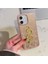 Apple iPhone 12 Uyumlu Kılıf Zebana Golden Serpent Silikon Kılıf Rose Gold 1