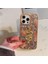 Apple iPhone 15 Pro Max Uyumlu Kılıf Zebana Golden Serpent Silikon Kılıf Turuncu 1