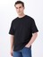 Bisiklet Yaka Baskılı Siyah Erkek T-Shirt M5SM-TST1441 1