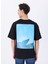Bisiklet Yaka Baskılı Siyah Erkek T-Shirt M5SM-TST1441 5