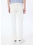Orta Bel Straight Beyaz Erkek Denim Pantolon Washıngton Straıght-78 5