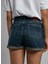 Standart Bel Mom Fit Kadın Denim Şort 252 Lcf 121027 Holly 1 Denım 3