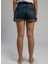 Standart Bel Mom Fit Kadın Denim Şort 252 Lcf 121027 Holly 1 Denım 4