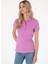 Polo Yaka Fuşya Kadın T-Shirt GTP-IY025 3