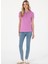 Polo Yaka Fuşya Kadın T-Shirt GTP-IY025 4