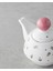 Pink Flowers New Bone China Demlik 400 ml Pembe 3