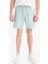 Slim Fit Dar Kesim Dar Paça Basic Düz Şort B8674AX25SP 1
