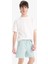 Slim Fit Dar Kesim Dar Paça Basic Düz Şort B8674AX25SP 3