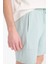 Slim Fit Dar Kesim Dar Paça Basic Düz Şort B8674AX25SP 4