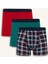 Regular Fit Kareli 3'lü Boxer B7794AX25SP 1