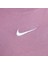 Swoosh Women’s Loose Fit Crop Top T-Shirt Kadın Bol Kalıp Pamuklu Kısa Tişört Mor 4