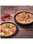 2 Adet Teflon Pizza Tavası 32 cm Yanmaz Yapışmaz Sağlıklı Sığ Kenarlı Tepsi Krep Pizza Pişirme Kalıb 3
