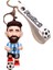 Messi Figürü Anahtarlık Futbol Taraftarları Çanta Sarkıt Anahtarlık Masa Süsü Anahtar Aksesuarları Oyuncak Erkek Doğum Günü si Arkadaşlar Için mavi (Yurt Dışından) 1