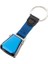 Emniyet Kemeri Anahtar Halkaları Havayolu Havacılık Anahtarlık Mini Çıkarılabilir Emniyet Tokası Anahtarlık Uçak Uçuş Çanta Charms Kolye 1.5cm Mavi (Yurt Dışından) 1