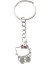 Anime Sanrio Hello Kitty Anahtarlık Karikatür Figür Hollow Kt Kedi Metal Rozet Kolye Anahtarlık Kawaii Takı Aksesuarları Hediyelerrenk:hello Kitty (Yurt Dışından) 1