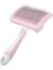 Evcil Saç Döküntüsü Tarak Fırçası Bakım Uzun Tüylü Iç Mekan leri Fırçası Kıl Temizleyici Güzellik Slicker Pet Malzemeleri pembe (Yurt Dışından) 1