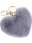 Büyük Kalp Ponpon Anahtarlık Gökkuşağı Peluş Top Anahtarlık Araba Çantası Kolye Moda Takı Kabarık Aşk Ponponlar Anahtarlık (Yurt Dışından) 1