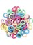 Kadın Kızlar Renkli Naylon Elastik Saç Bantları At Kuyruğu Küçük Saç Kravat Kauçuk Bantları Scrunchie Moda Kids Saç Aksesuar: Stil 01/boyut: 100 Pcs (Yurt Dışından) 1