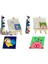 2 Paket Mini Numaralara Göre Boya Seti lar Için Şövale ile lar Acemi Çerçeveli Tuval Duvar Dekoru Için Dıy Akrilik Yağlı Boya Astronot ve Domuz / Boyut (Cm): 10X10CM (Yurt Dışından) 1