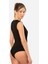 Kruvaze Yaka Kolsuz Çıtçıtlı Body 3502/SIYAH 4
