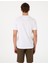 Erkek Beyaz Slim Fit Merserize Basic Tişört 50302560-VR013 5