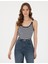 Kadın Lacivert Slim Fit Triko Tişört 50305603-VR033 1