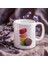 Lezzetli Anılarla Dolu: Makaron Desenli Porselen Baskılı Kupa Bardak - 300 ml 1
