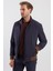 Lacivert Comfort Fit Dik Yaka Mont 3