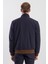 Lacivert Comfort Fit Dik Yaka Mont 4