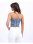 6878 Kot Crop-Mavi 4