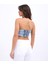 6817 Kot Crop-Mavi 2