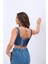 6890 Kot Crop-Mavi 2