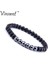 19CM Tarzı No.9 Boyutu Klasik Esnek Bileklik Erkek Doğal Taş Boncuk Bileklik Sağlık Bakımı Manyetik Olmayan Hematit Bilezik Kadınlar Için Pulseira Takı (Yurt Dışından) 1