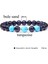 21CM Tarzı 2 Mavi Kum Doğal Howlite Gül Kuvarsı Kristal Aytaşı Bileklik Kadınlar Için Çakralar Boncuklu Bilezik Kadınlar Için Yoga Enerjisi Takı Браслет (Yurt Dışından) 1